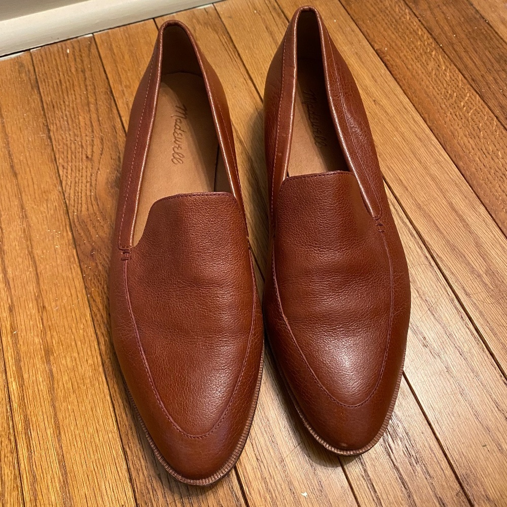 Madewell Leather Loafers Tan